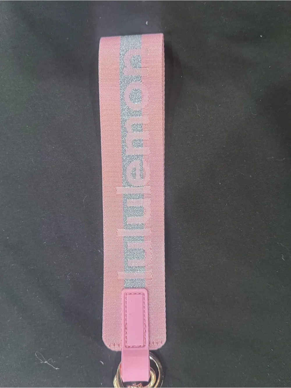 lululemon athletica Pink Webbing Key & Card Holder Strap
